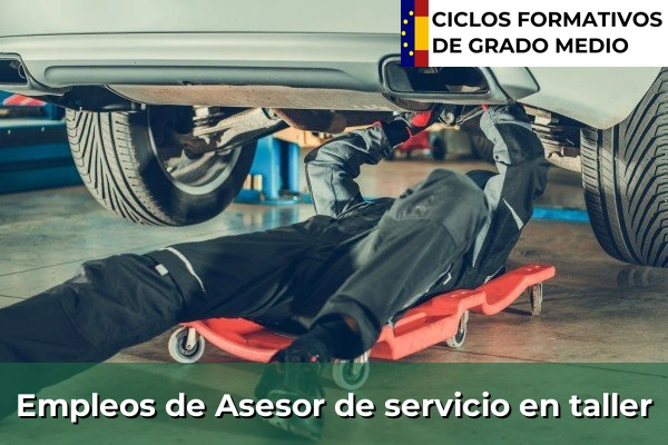 Ciclos Formativos Medios en la Comunidad de Madrid 10 Empleo de Asesor de servicio en taller