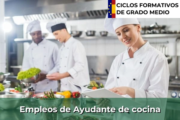 Ciclos Formativos Medios en la Comunidad de Madrid 38 Empleo de Ayudante de cocina