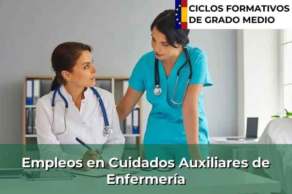 Empleos en el Área de Sistemas Microinformáticos y Redes 282 Empleos en el Área de Cuidados Auxiliares de Enfermería