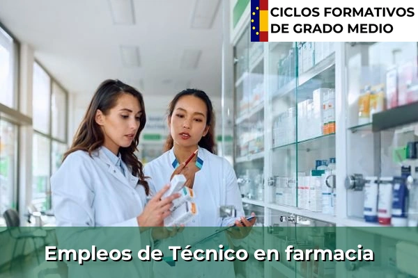 Empleos en el Área de Farmacia y Parafarmacia 10 Empleo de Técnico en farmacia