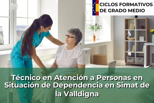 Técnico en Atención a Personas en Situación de Dependencia en Comunidad Valenciana 282 Técnico en Atención a Personas en Situación de Dependencia en Simat de la Valldigna
