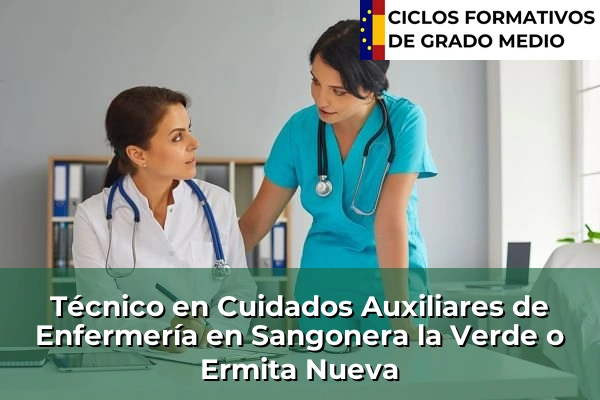 Técnico en Cuidados Auxiliares de Enfermería en Sangonera la Verde o Ermita Nueva