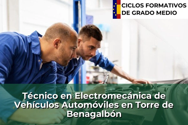Técnico en Electromecánica de Vehículos Automóviles en Torre de Benagalbón