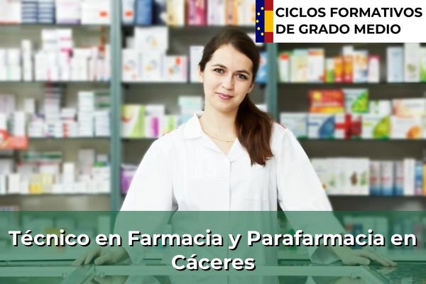 Técnico en Farmacia y Parafarmacia en Cáceres