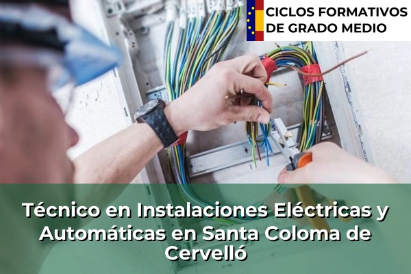 Técnico en Instalaciones Eléctricas y Automáticas en Barcelona 221 Técnico en Instalaciones Eléctricas y Automáticas en Santa Coloma de Cervelló