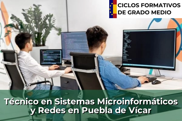 Técnico en Sistemas Microinformáticos y Redes en Andalucía 255 Técnico en Sistemas Microinformáticos y Redes en Puebla de Vícar